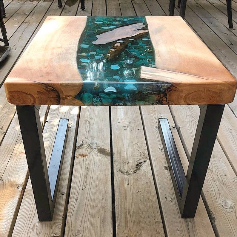 River Resin Wood Table Live Edge Wood Slabs Epoxy Resin Etsy Australia