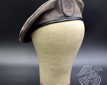 Leather Beret Hat DIY Pattern