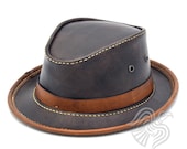 Leather Soho Fedora Hat DIY Pattern