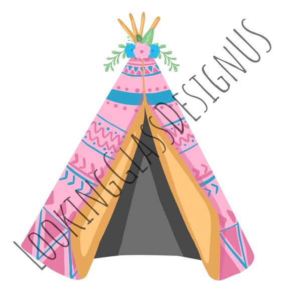 Teepee Design / Printable PNG / Sublimation Ready / Printable | Etsy