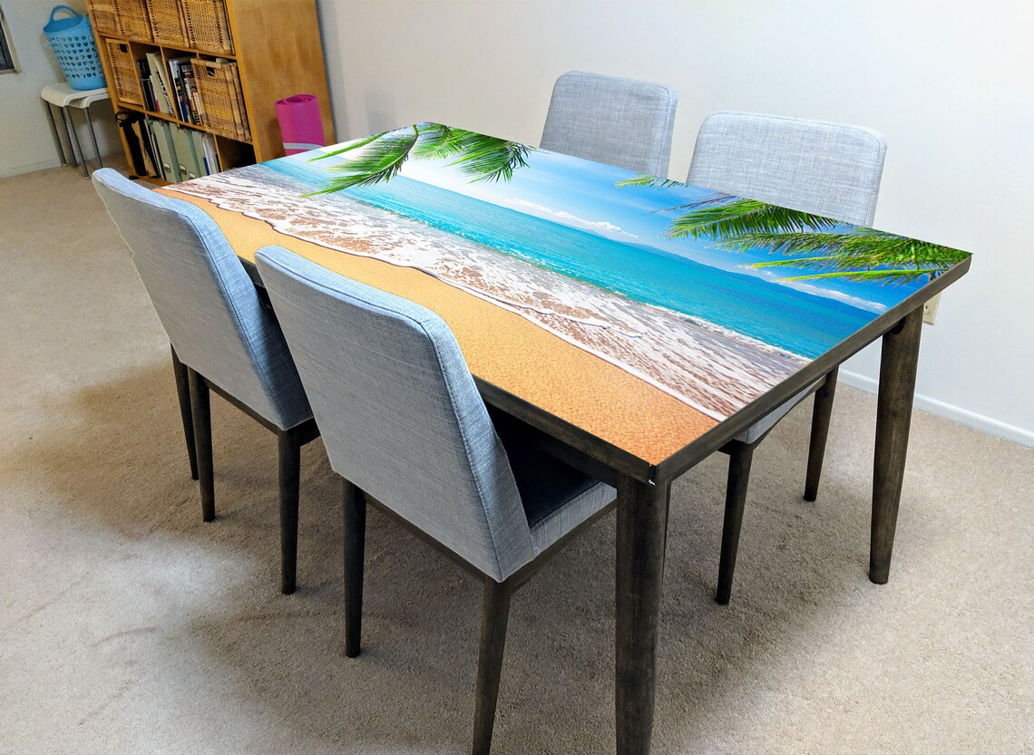 Beach Ocean Summer View Laminated Vinyl Cover Self-adhesive - Etsy