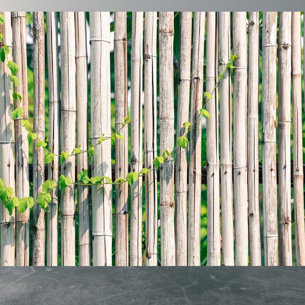 Bamboo Wallpaper - Self-Adhesive, Nature-Inspired Living Room Wall Decor, Easy To Apply, Removable & Waterproof, Home Improvement