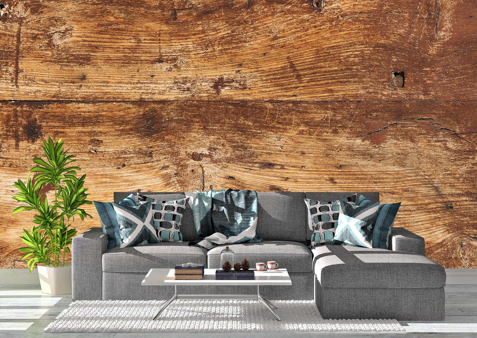 Wooden Wall Background Wall Mural Wallpaper Wall Art Peel & Etsy