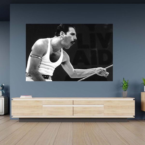 Wall Sticker Freddie Mercury Poster Self Adhesive Art Decal Mural