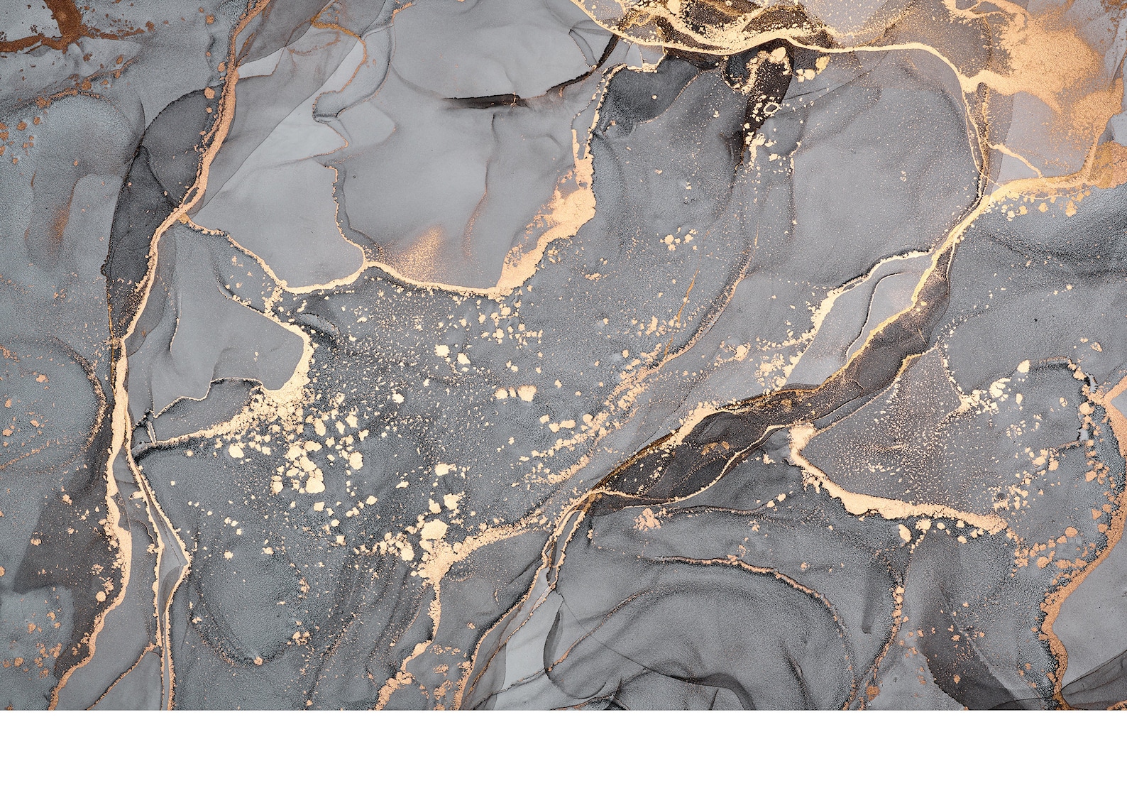 Grey and Gold Marble Wall Mural Wallpaper Wall Art Peel & Etsy