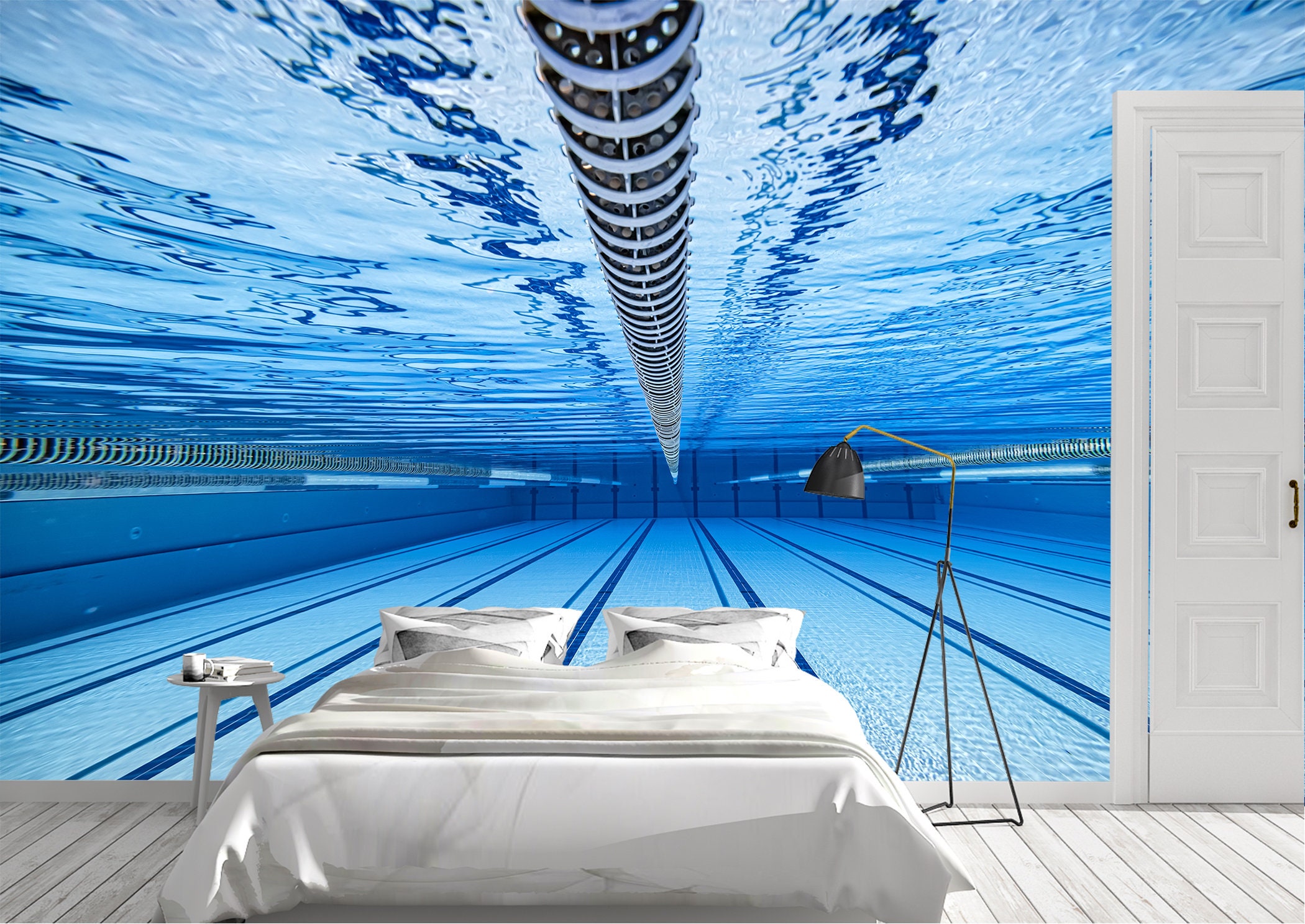 Swimming Pool Underwater View Wall Mural Photo Wallpaper UV Etsy UK