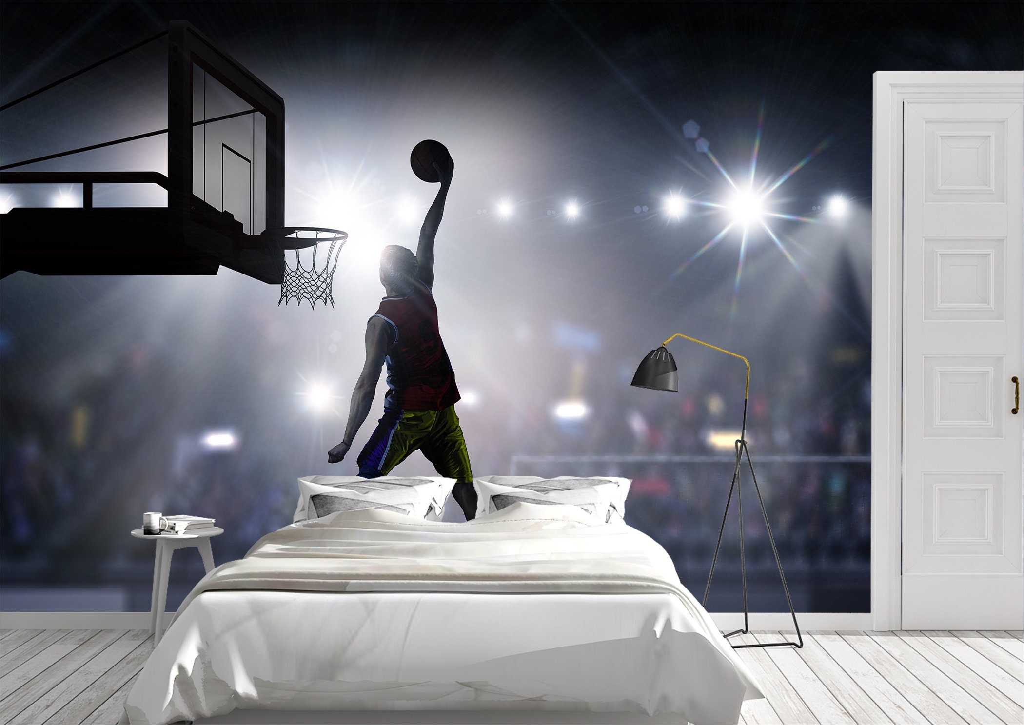 Basketball court Wall Mural Wallpaper