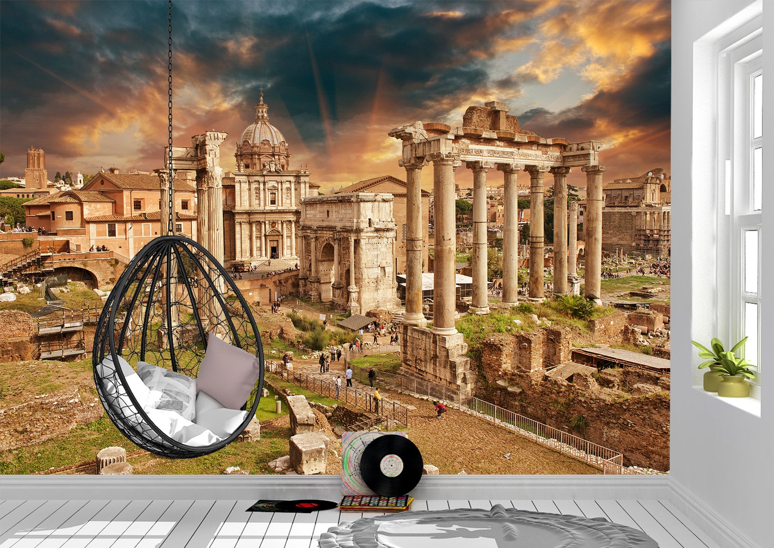 Ancient Ruins of Rome Wall Mural Photo Wallpaper UV Print Etsy
