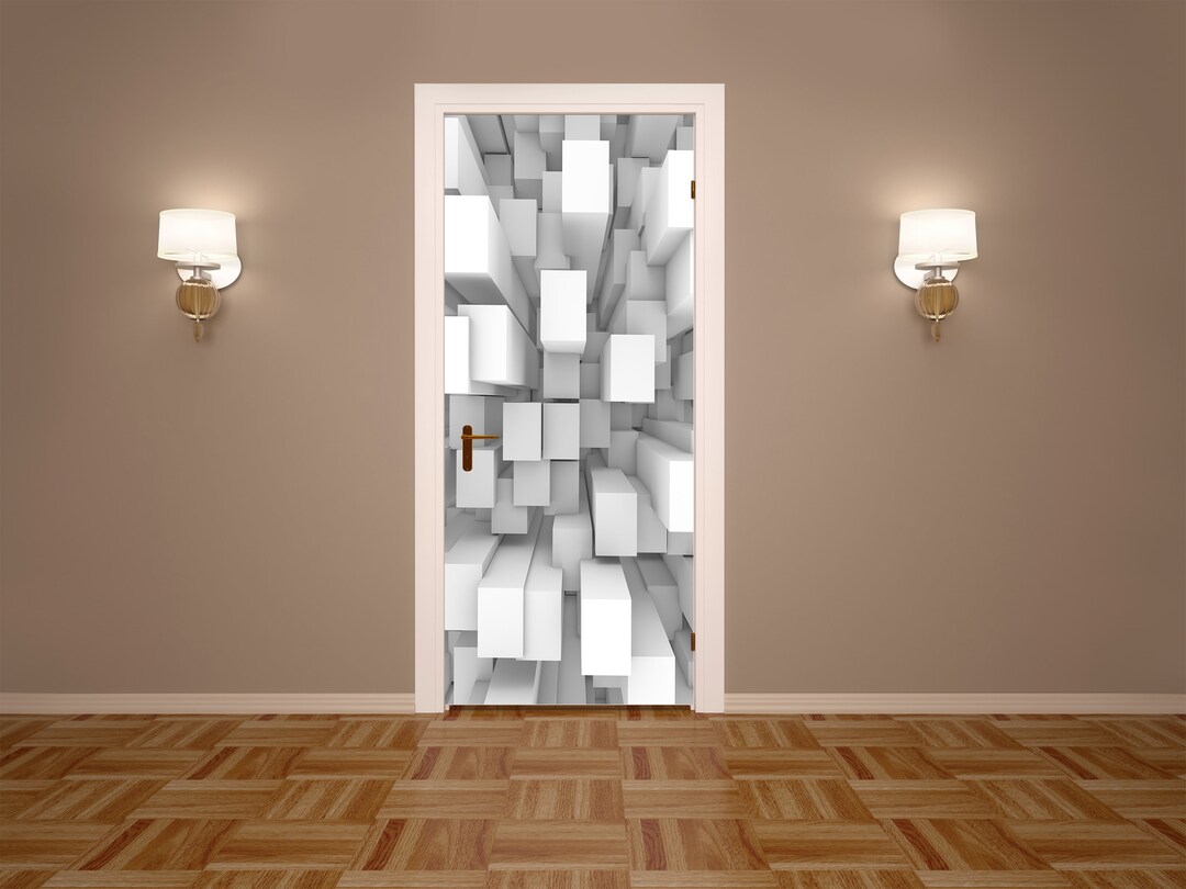 Nature Door Murals Peel and Stick Door Decor Vinyl Wrap Door Wrap Door