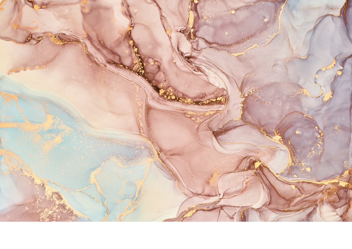 Pink Marble Wall Mural Wallpaper Wall Art Peel & Stick Self | Etsy