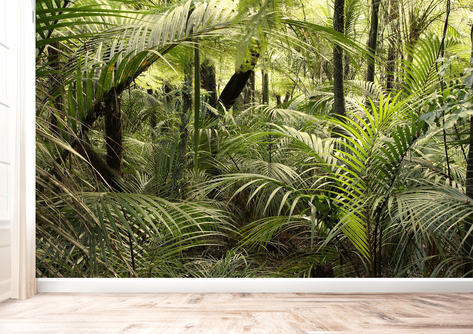 Tropical Rain Forest Wall Mural Photo Wallpaper UV Print Decal Etsy