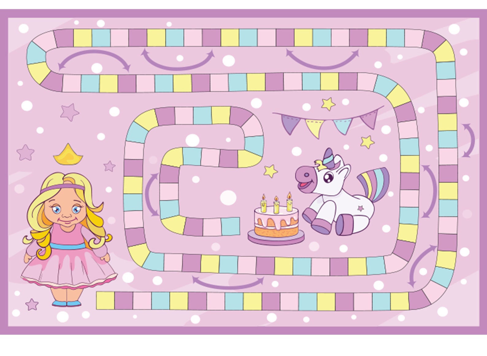 Pink Game Board for Kids Laminated Vinyl Cover Selfadhesive Etsy