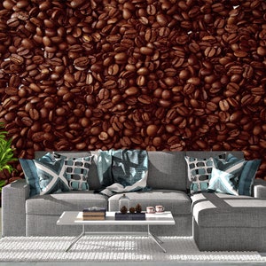 Coffee Mix Wall Mural Wallpaper Wall Art Peel & Stick Self - Etsy