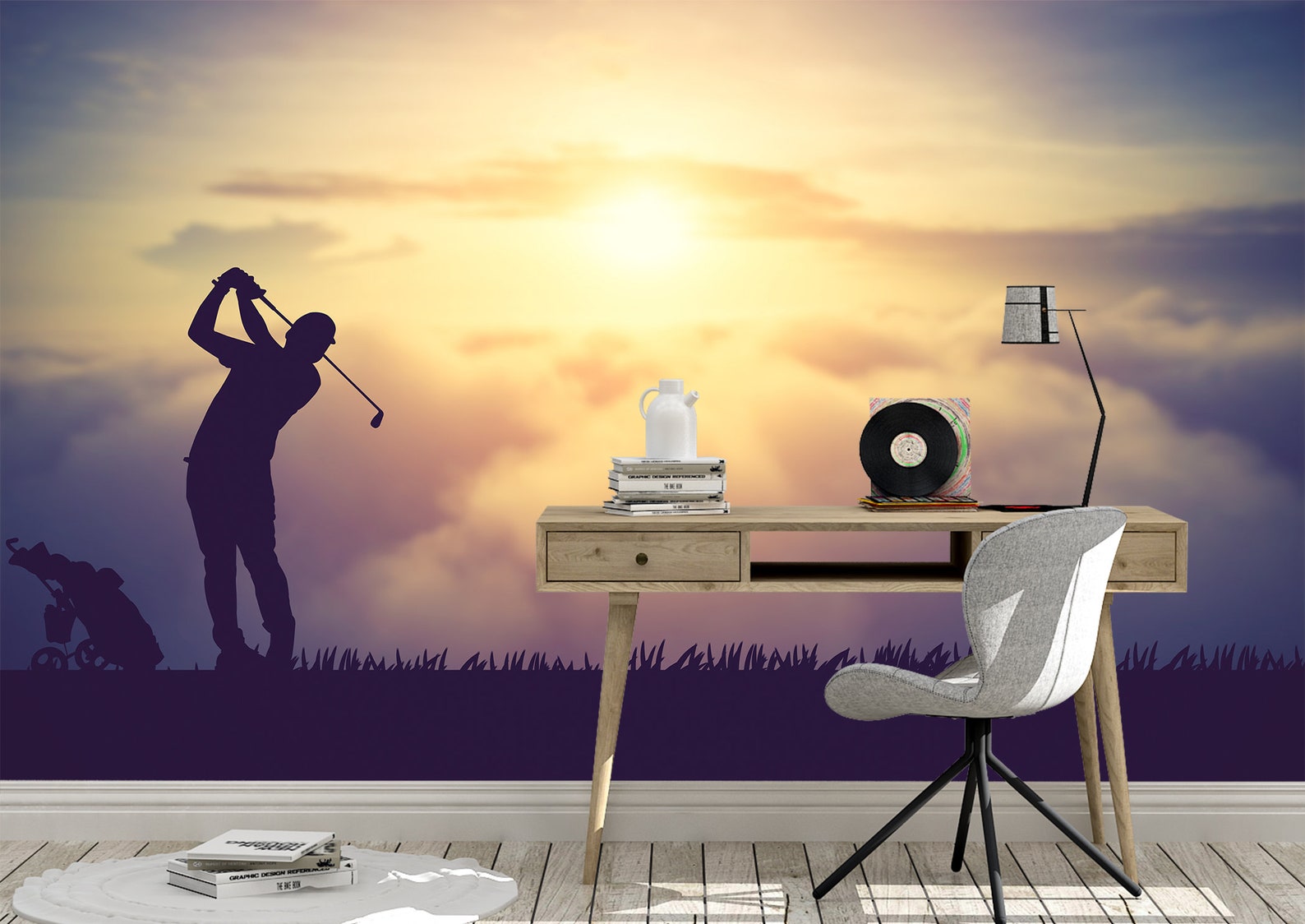 Golf Course in the Summer Wall Mural Photo Wallpaper UV Print Etsy