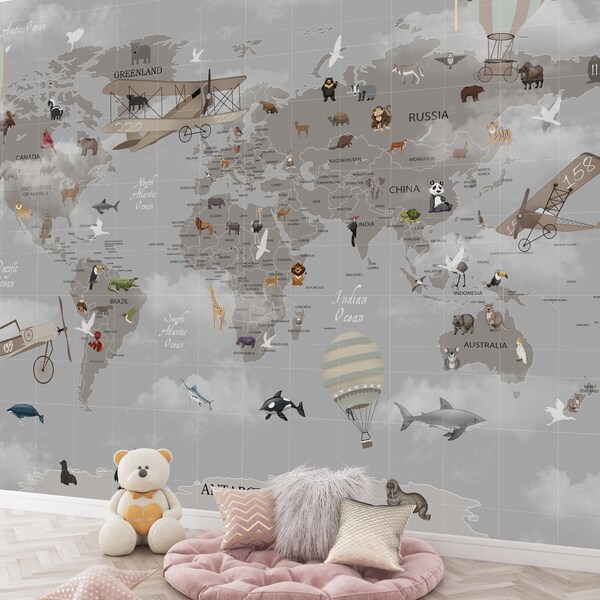 Kids Wallpaper - Etsy UK