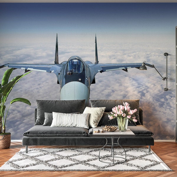 Airplane Wall Mural Etsy