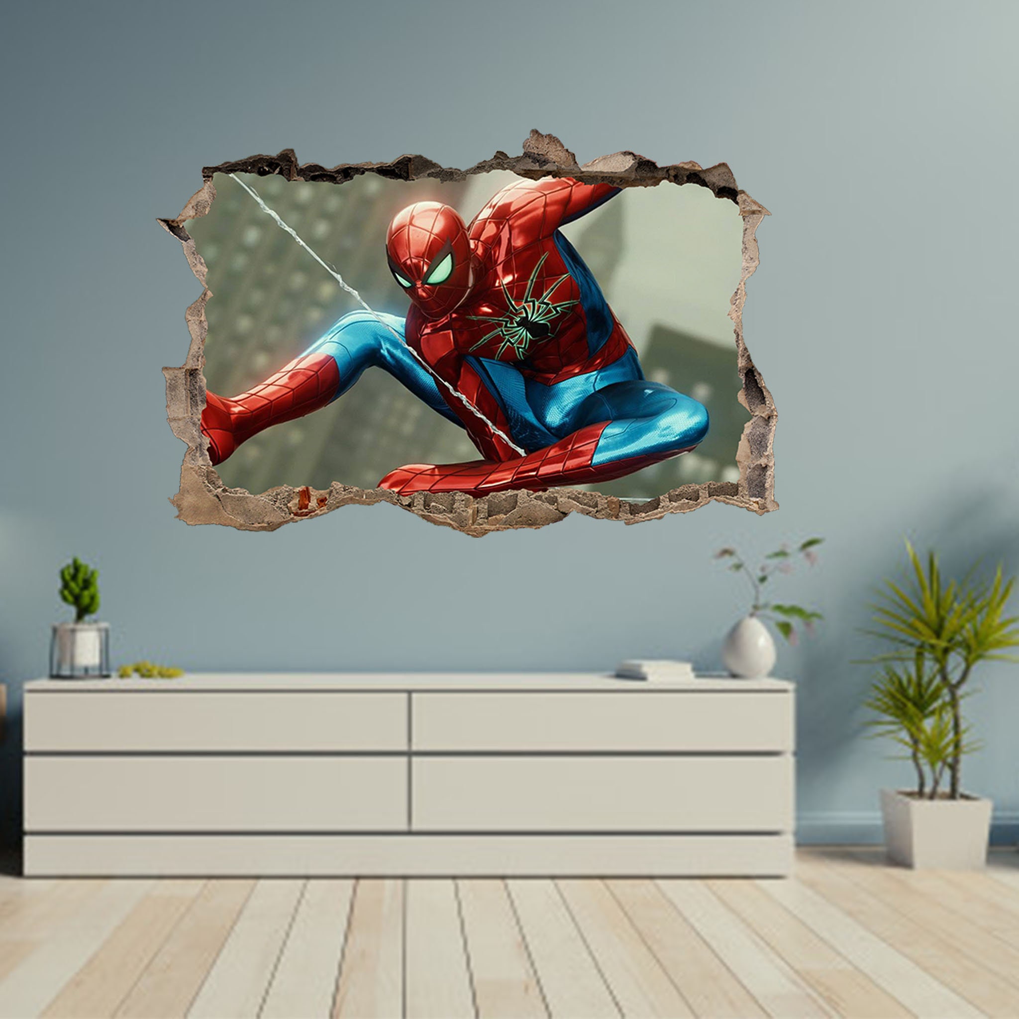 Wall Sticker spiderman with spider