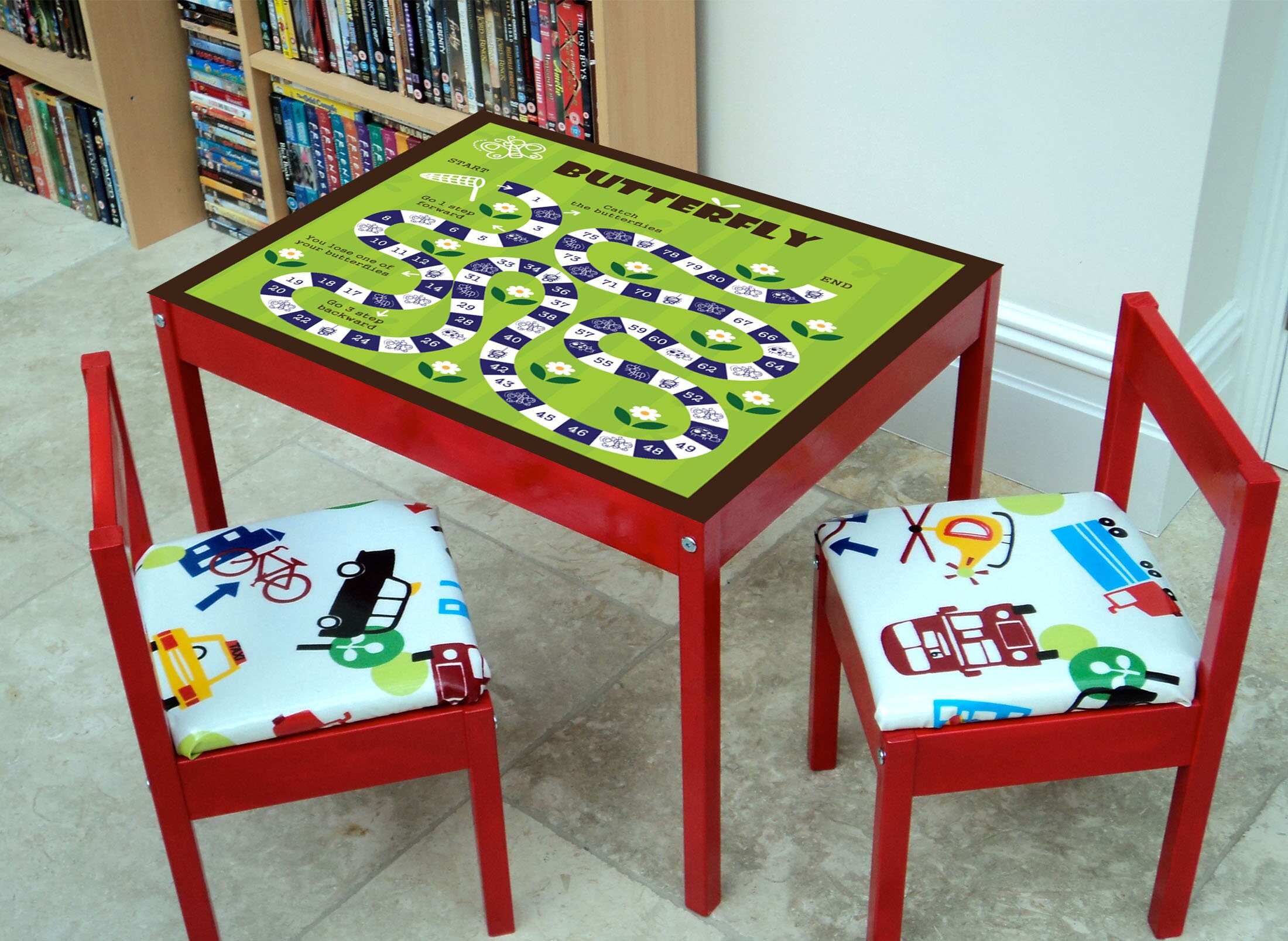 Butterfly Game for Kids Laminated Vinyl Cover Selfadhesive Etsy