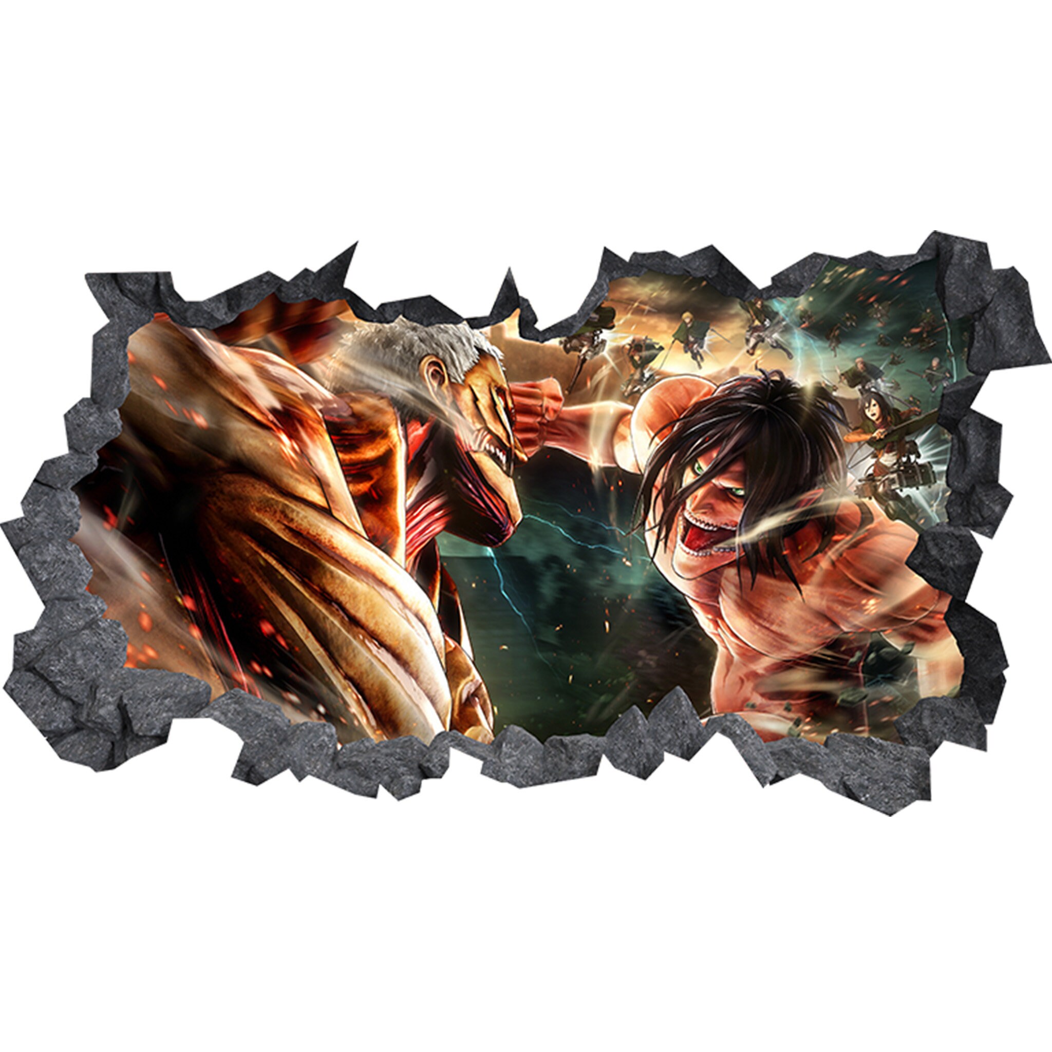 Details about 3D Attack On Titan 399RAID Anime Combine Wall Sticker Wall Murals Wallpaper Amy Details about 3D Attack On Titan 399RAID Anime Combine Wall Sticker Wall Murals Wallpaper Amy