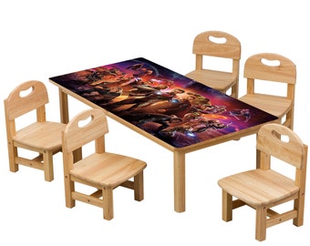 Avangers Endgame Heroes Laminated Vinyl Cover Self-Adhesive for Desk and Tables
