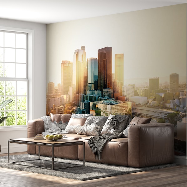 Colosseum Sunrise Mural: Foliage Vinyl Decor for Living & Studies - Self-Adhesive, Waterproof and Roman Historical Charm