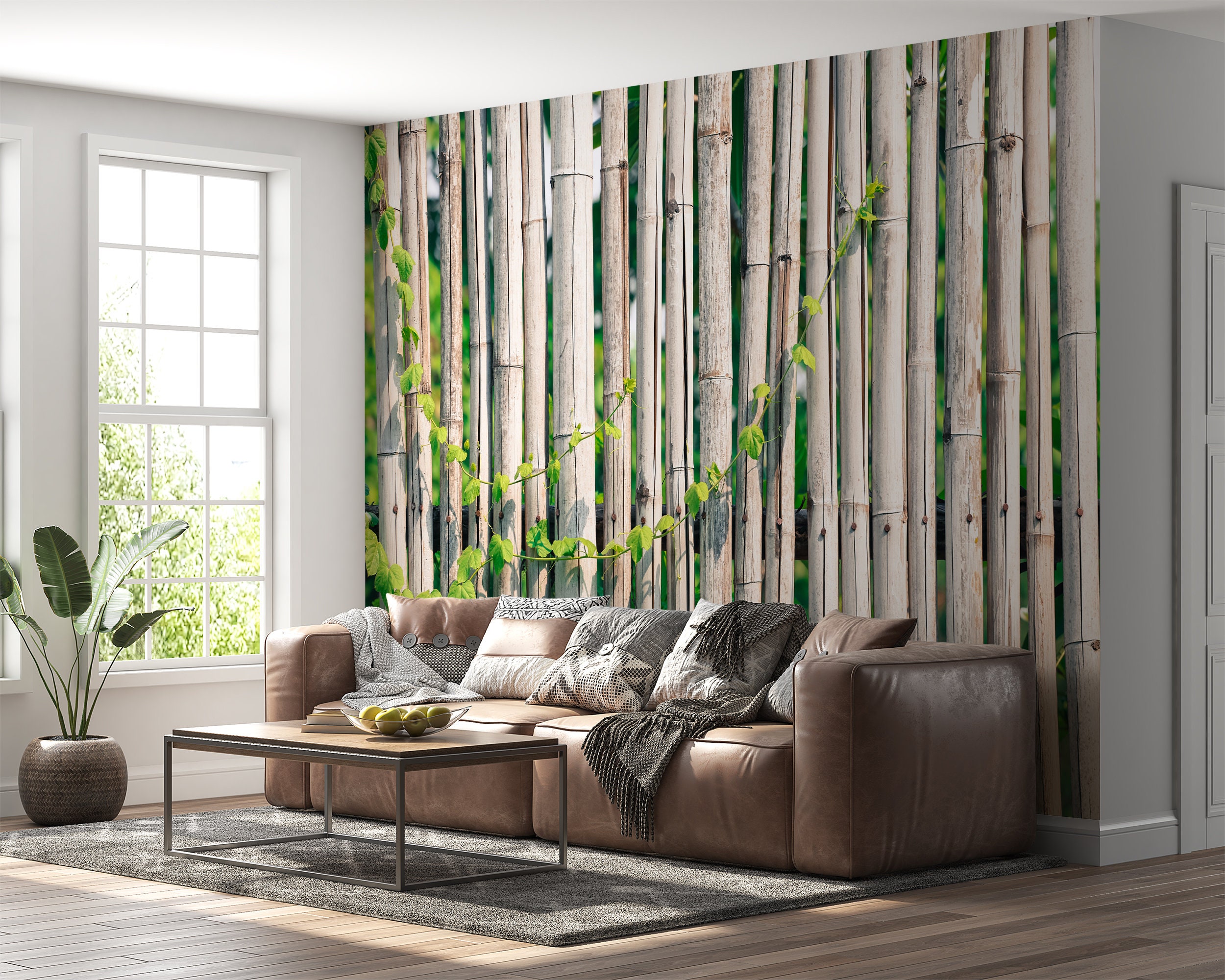 Bamboo Fabric, Wallpaper and Home Decor