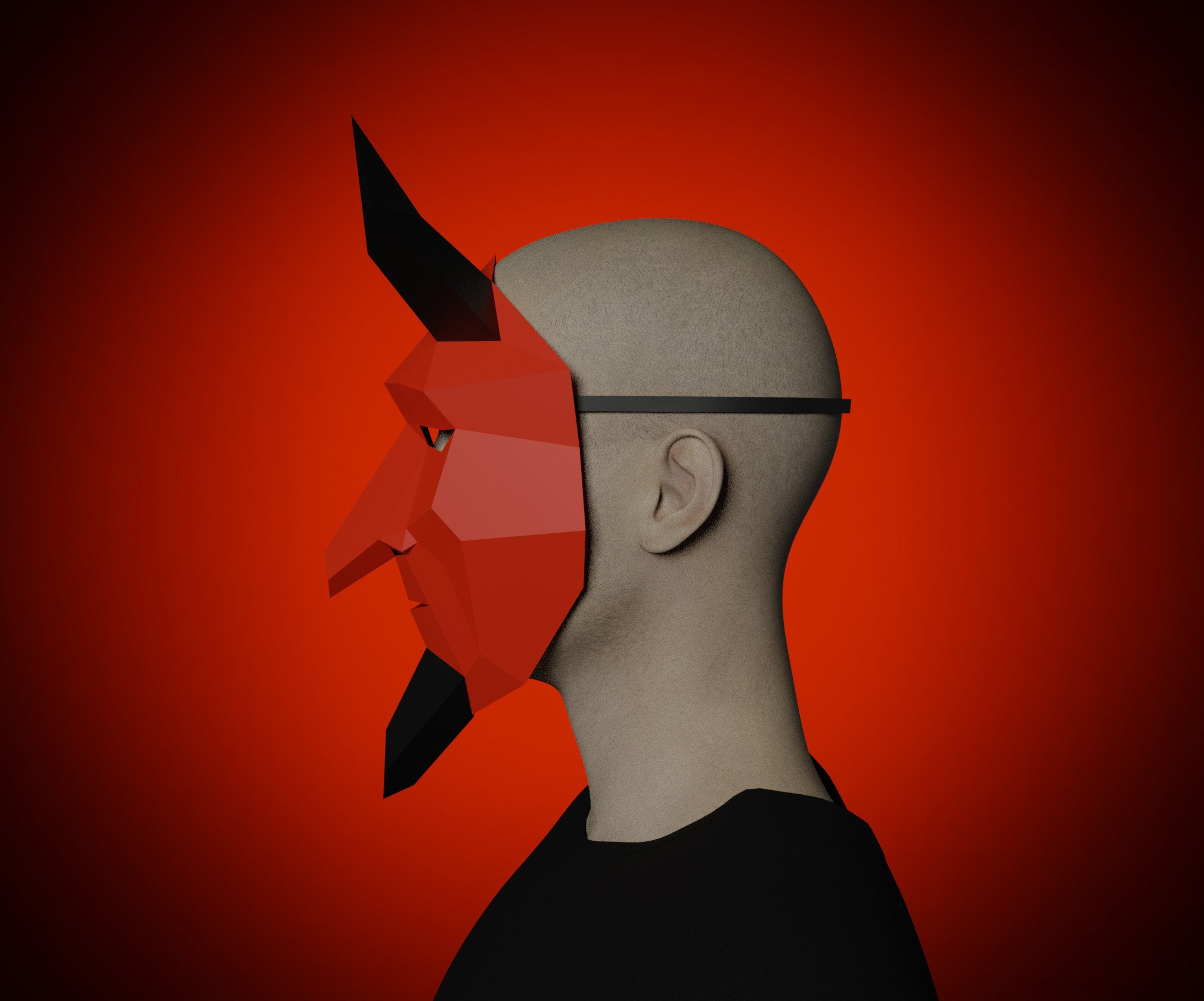 Carnaval Devil MASK PAPERCRAFT 3d, DIY Masquerade Ball Mask for Men ...