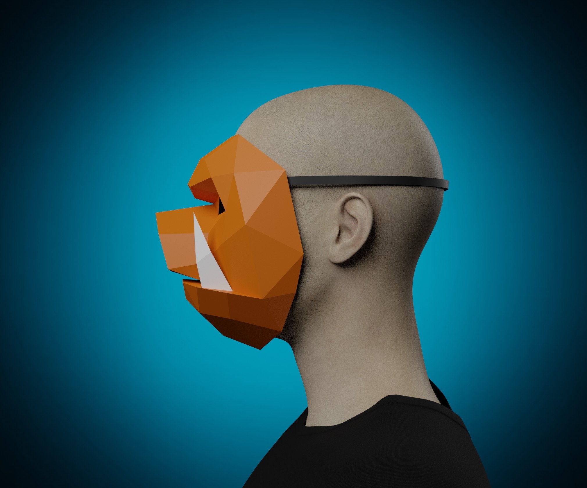 Boar Pig MASK PAPERCRAFT 3d Template Diy Printable Craft - Etsy