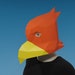 PAPERCRAFT BIRD MASK, Falcon, Animal Mask, Diy Adult Paper Crafts, 3d ...