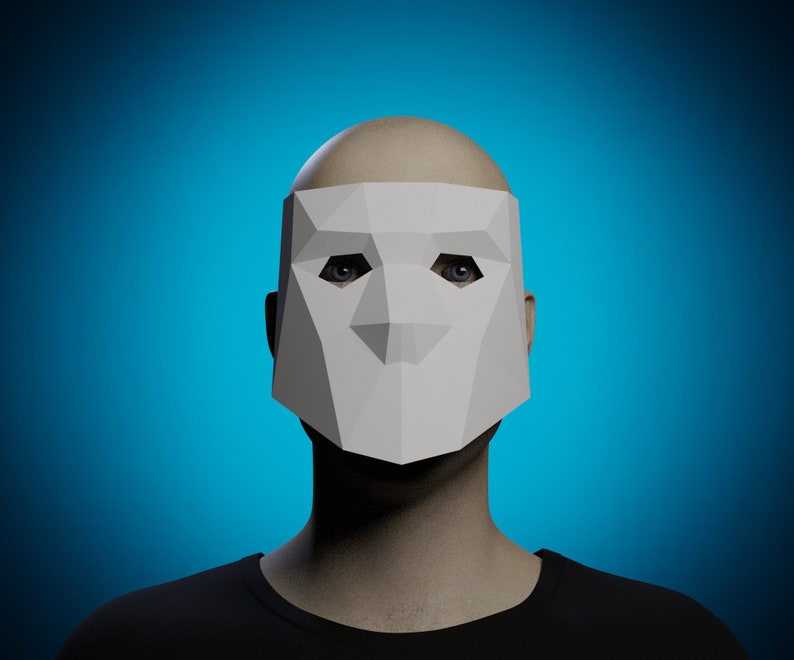 Venetian BAUTA MASK PAPERCRAFT 3D Diy Masquerade Ball Mask - Etsy