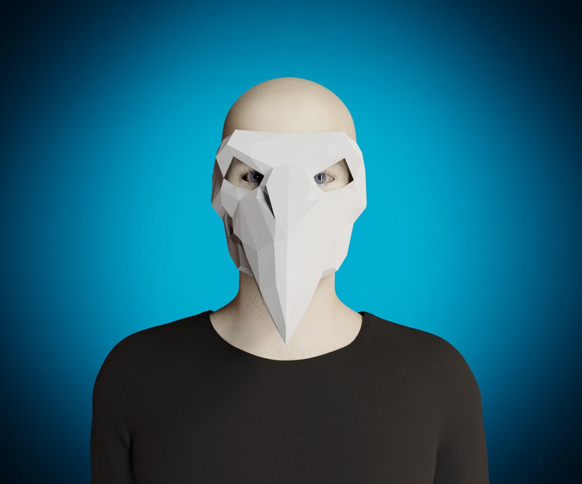 Scary MASK PAPERCRAFT animal skull 3D Diy adult paper craft Etsy