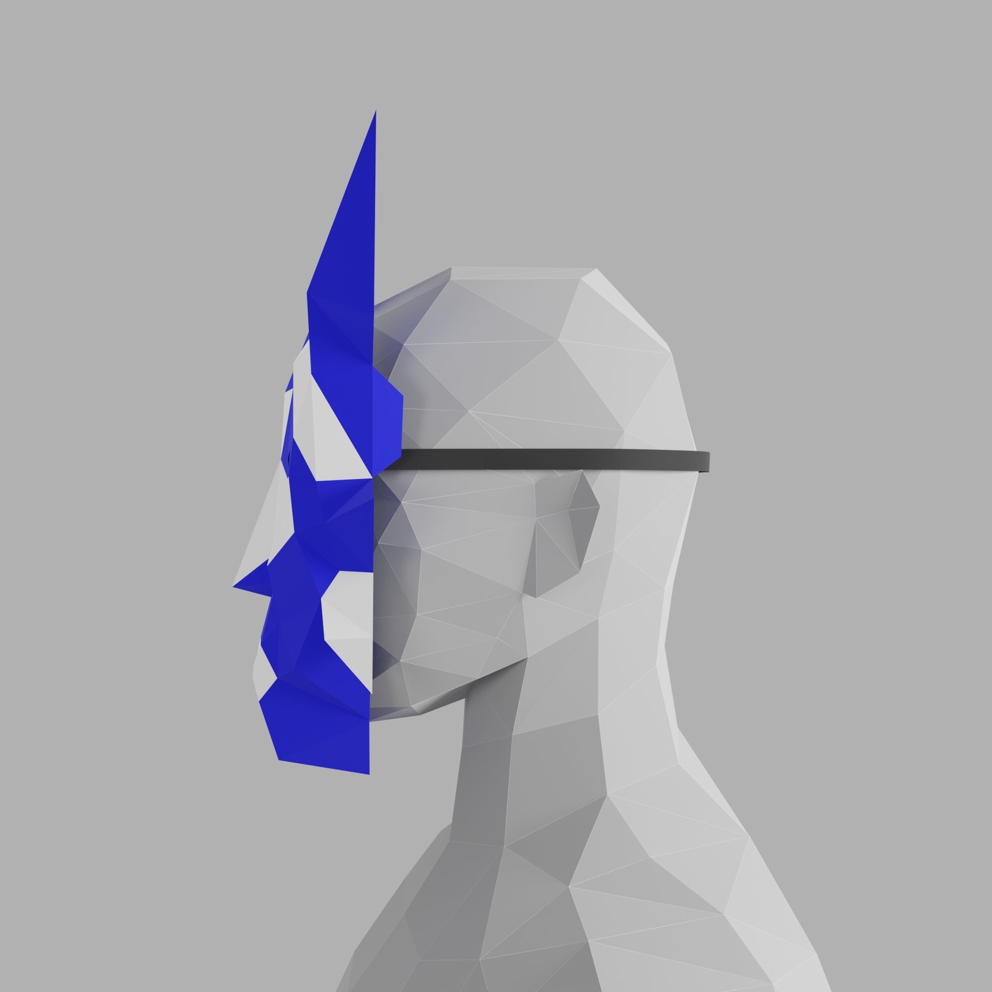 Tribal PAPERCRAFT MASK PDF Pattern, 3D Costume, Printable Diy Template ...