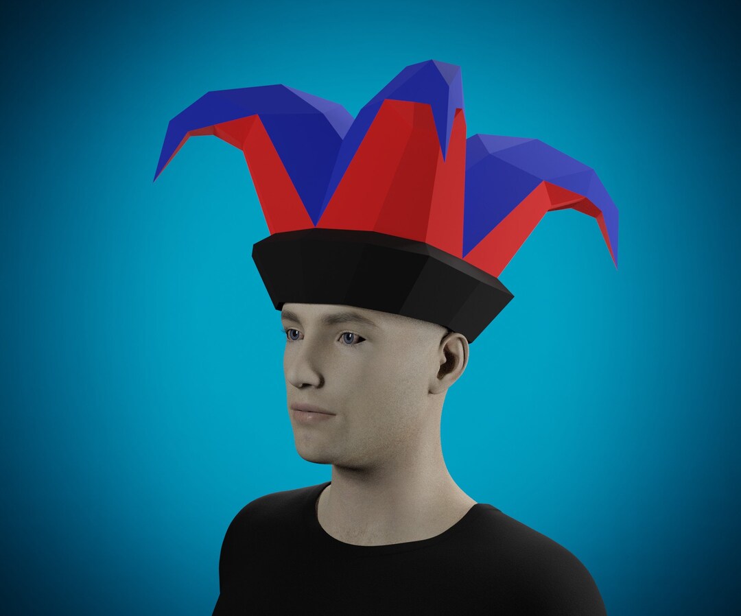 PAPERCRAFT JESTER Hat Diy COSTUME Easy Halloween Costumes Etsy