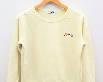 yellow fila sweater