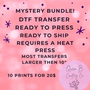 DTF Mystery Bundle, DTF Bundle, DTF Ready to ship