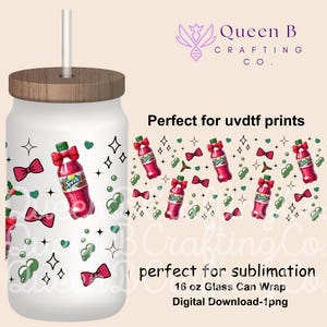 Soda cup wrap, Cranberry spiced cup wrap, pepper cup wrap, 16oz Cup Wrap, 16oz Libbey Can Wrap, Sublimation PNG,