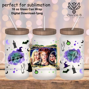 Sanderson Witchy spooky PNG, PNG for Sublimation, Halloween Witchy PNG for Sublimation, Png for sublimation, Witches Sublimation Cup Wrap