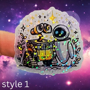 Wall E Sticker, Robot Sticker, Disnye Stickers, Space Sticker