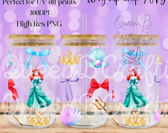 Prinzessin Becher, Prinzessin PNG, Prinzessin Kaffee Sublimation, 16 Unze Tassenverpackung, 16 Unze Libbey Dosenverpackung, Sublimation PNG, Prinzessin Sublimationsverpackung