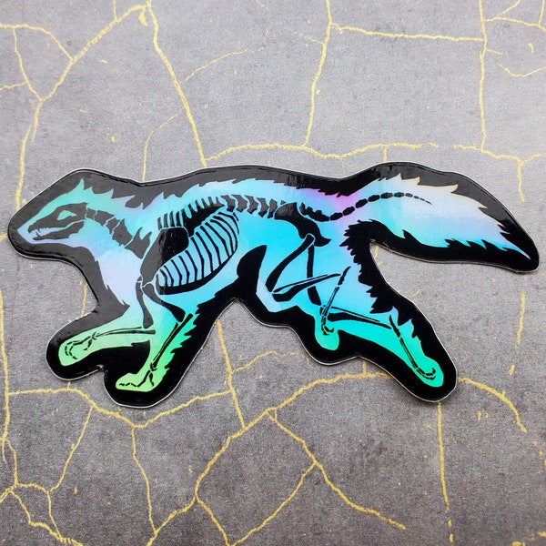 Running Wolf Sticker Running Wolf - Etsy