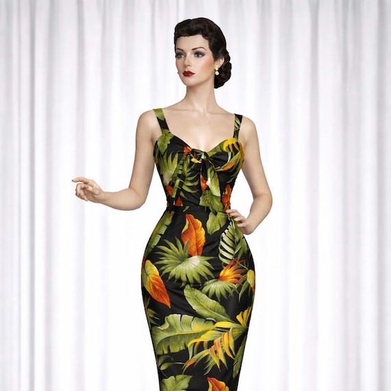 hawaiian wrap dress Pilialoha Polynesian in the unlikely event that its is found to be faulty Im happy to provide a full refund or credit within 7 days of received Unworn 1940s Vtg Pikake Hawaiian