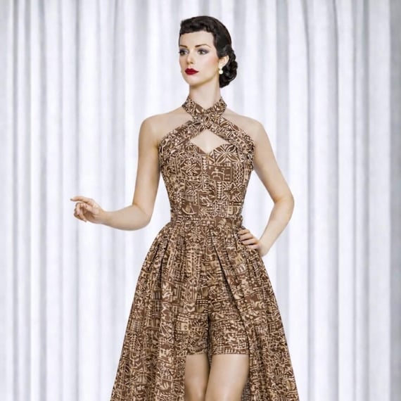 m*m様 1950s Vintage 2piece Setup Suit 1950s Style 2 Piece Play Suit With Skirt | Vintage Rockabilly