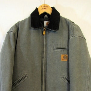 Carhartt Men's JQ0438 Detroit Jacket W/ Soft Ringspun Cotton Shell