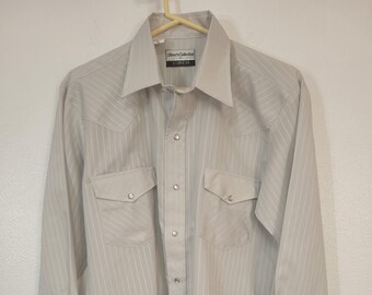 トップス Made in USA 1970's~ FARAH western shirt Time Out West - Farah - Men Western Shirt - Brown - Pearl