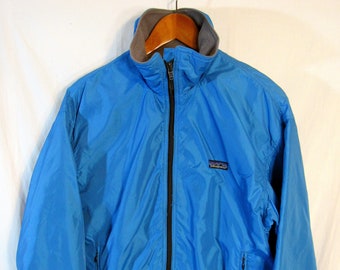 80s Vintage Patagonia Fleece Lined Satin Nylon Jacket Size 80s Vintage Patagonia Fleece Lined Satin Nylon Jacket Size
