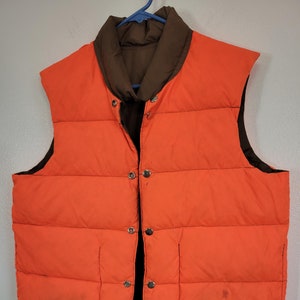 Hunter orange down vest deals