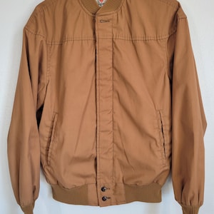 ヴィンテージのフィールド＆ストリーム ゴードン・ファーガソン メンズ 38 ジップフロントジャケット！チェック柄の裏地、コットン混紡の表地、1970年代の栄光、ほぼ新品同様！