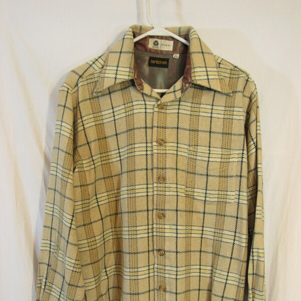 Yellow Plaid Shirt Etsy