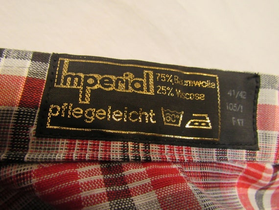 Vintage Imperial 1980s? Men's Plaid Short Sleeve … - image 3