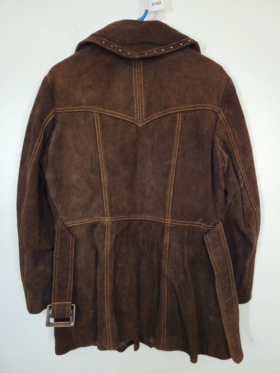 Vintage Montgomery Ward the Tannery Women's 15 / 16 Heavy Suede